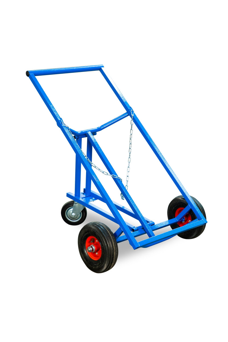Тележка для металлических бочек TOR КБ-2 (250 пневмо+160 поворотное) (1023594)
