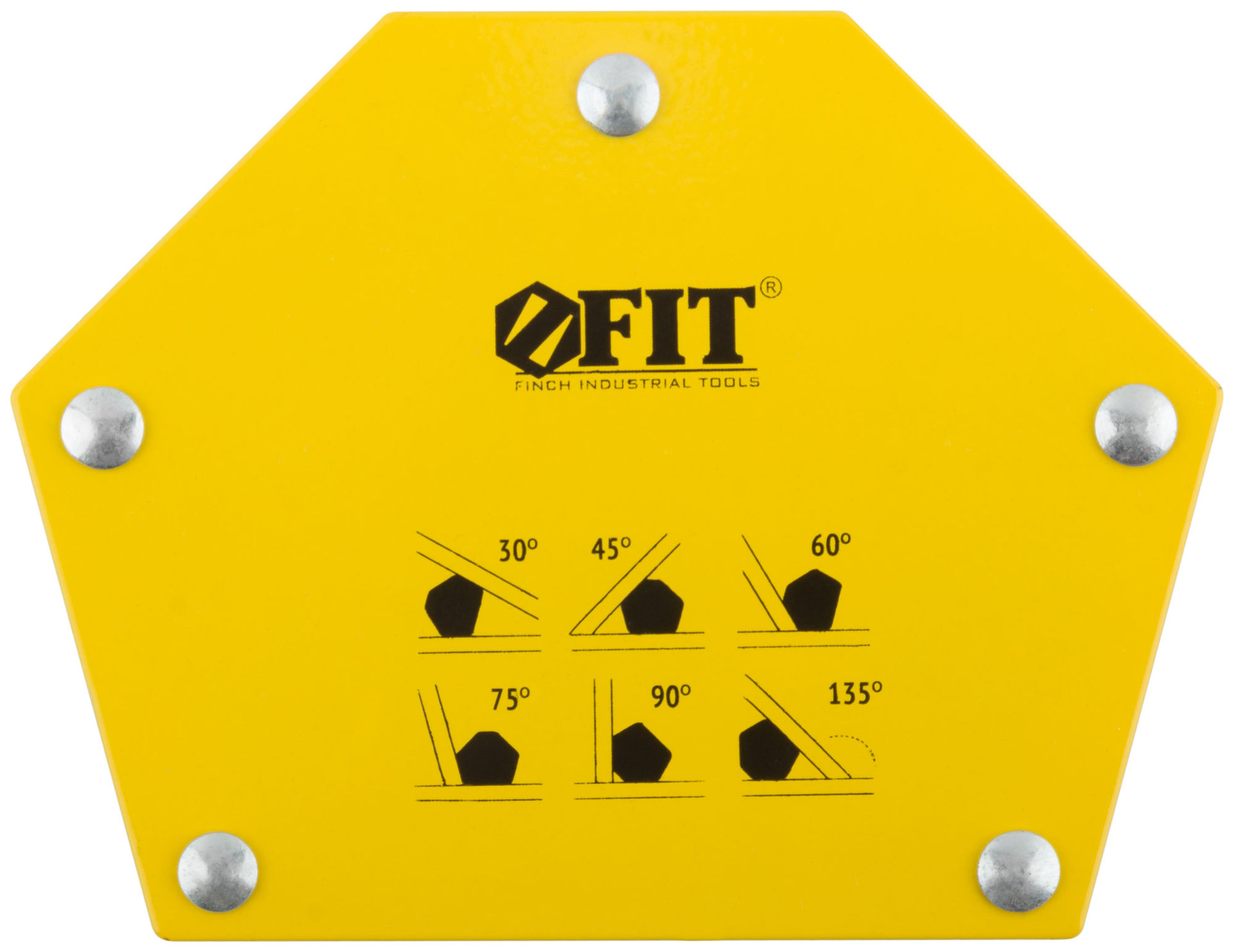 Угольник для сварки магнитный, тип шестигранник, усилие до 23 кг (81806)