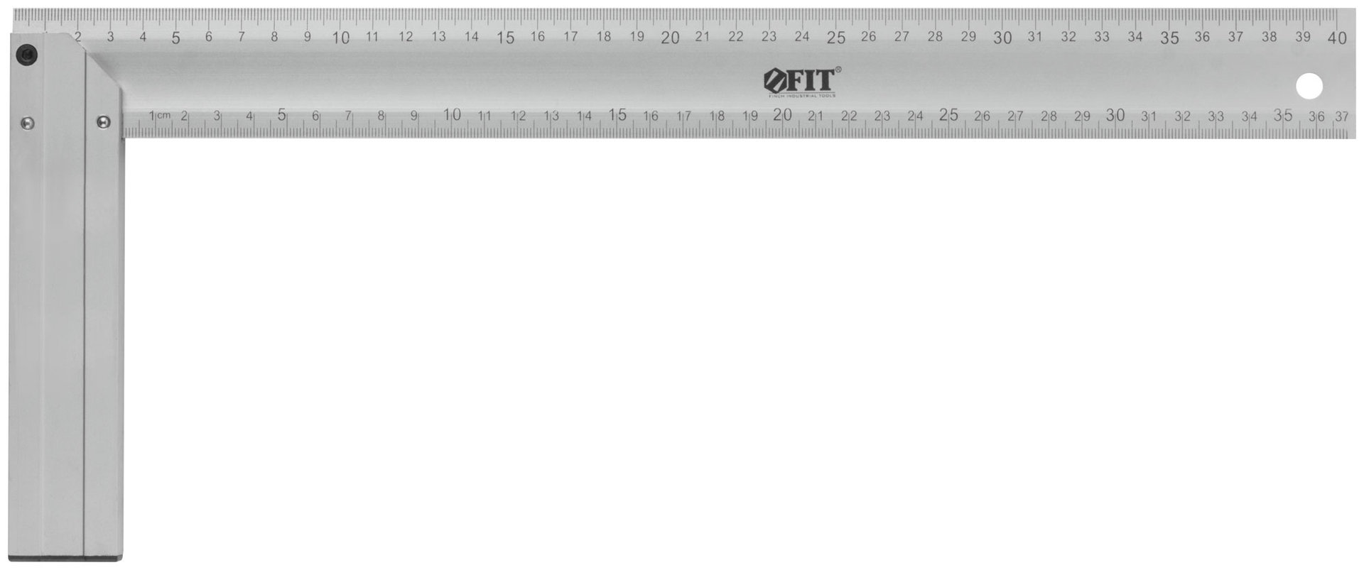Угольник столярный литой алюминиевый Профи 400 мм (19554)