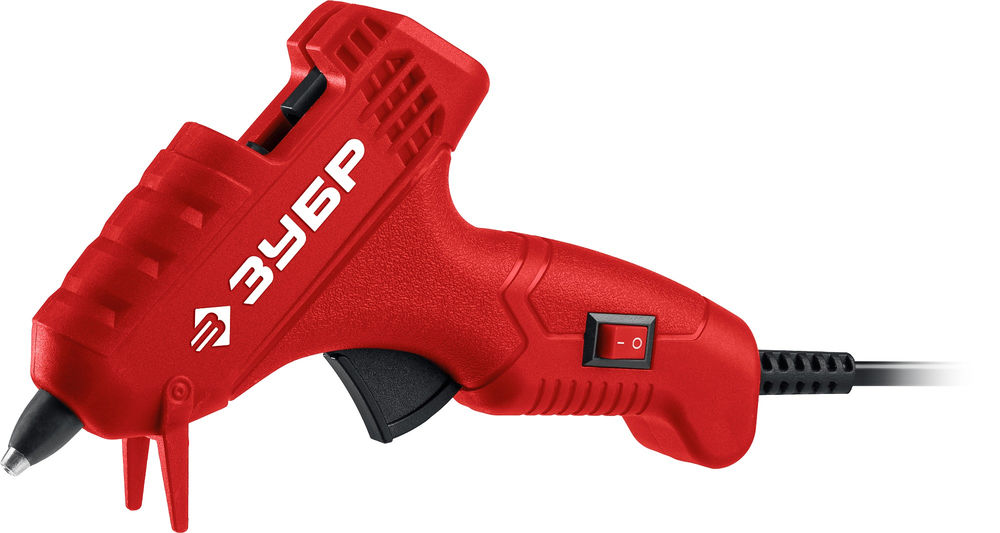 Пистолет термоклеевой электрический d 7 мм, выход клея 5 г/мин ЗУБР 06851-7