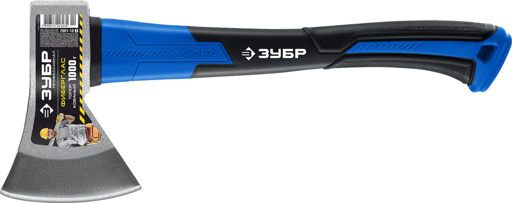 Кованый топор 1000/1180 г 430 мм Профессионал ЗУБР Фибергласс 2061-10
