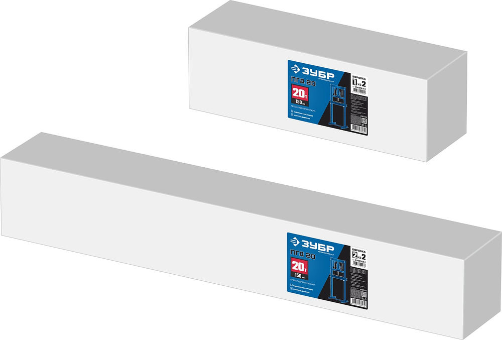 Пресс гидравлический 20 т с домкратом и возвратными пружинами ЗУБР ПГД-20 Профессионал 43070-20