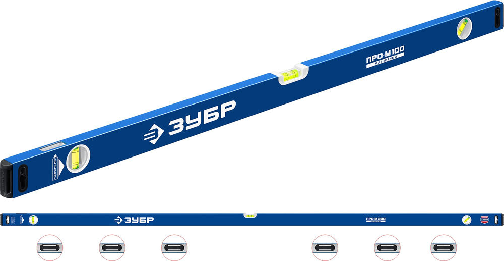 Уровень магнитный усиленный ПРО-М 2000 мм ЗУБР Профессионал 34589-200_z01