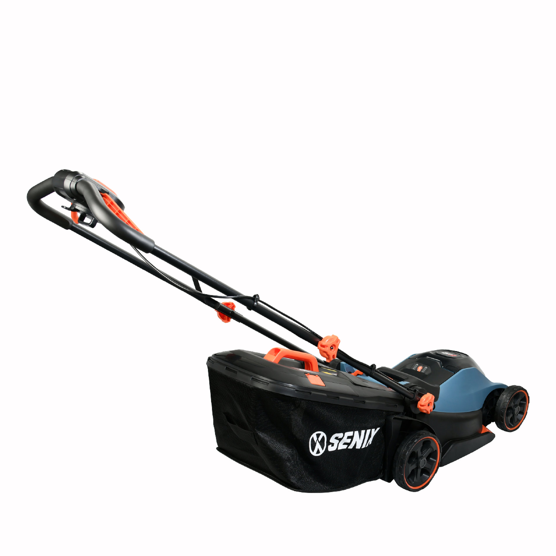 Газонокосилка аккумуляторная, 38 см, 2 аккумулятора 4Ач, двухпортовое ЗУ 2X2 40В