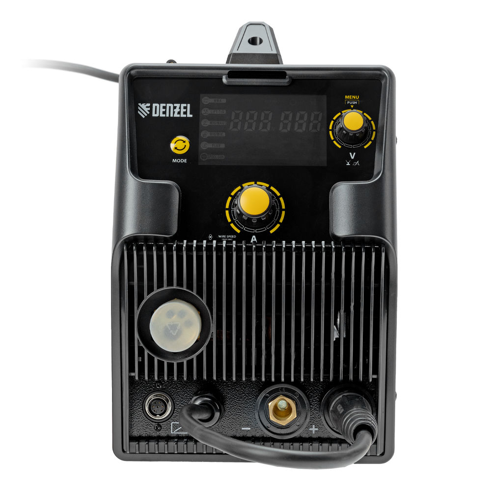 Аппарат инвертор. полуавтомат. cварки IMIG-185SDR, 180 А, ПВ 60%, катушка 5 кг Denzel (94363)
