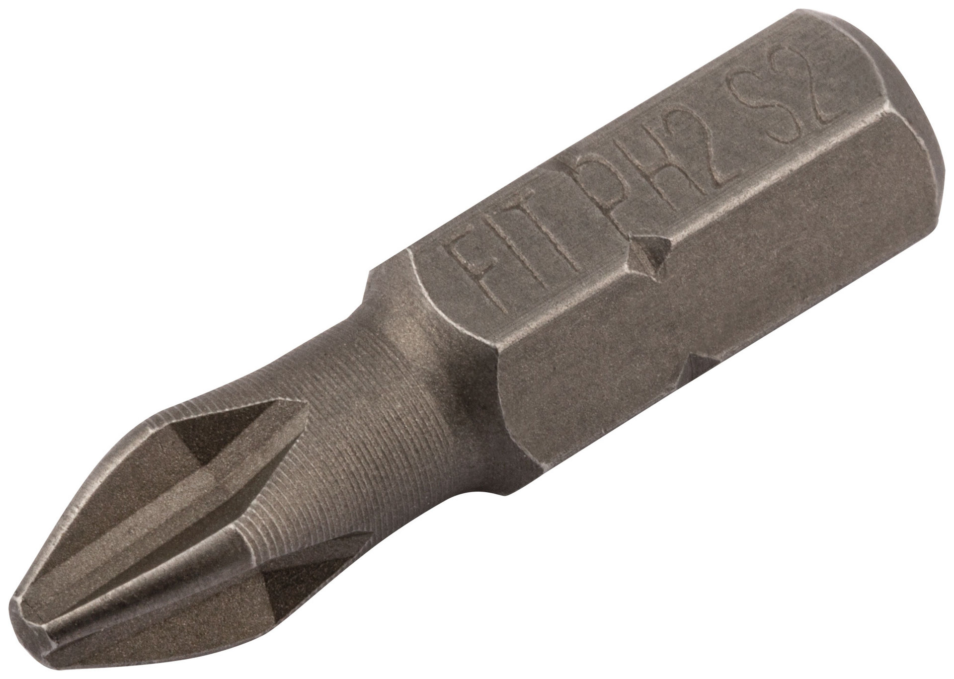 Биты сталь S2, упаковка блистер, односторонние 25 мм РН2, 20 шт. (56802)