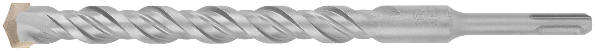 Бур по бетону SDS PLUS, Профи, W-образная вставка, двойная спираль, 20 х 260 мм (32828)
