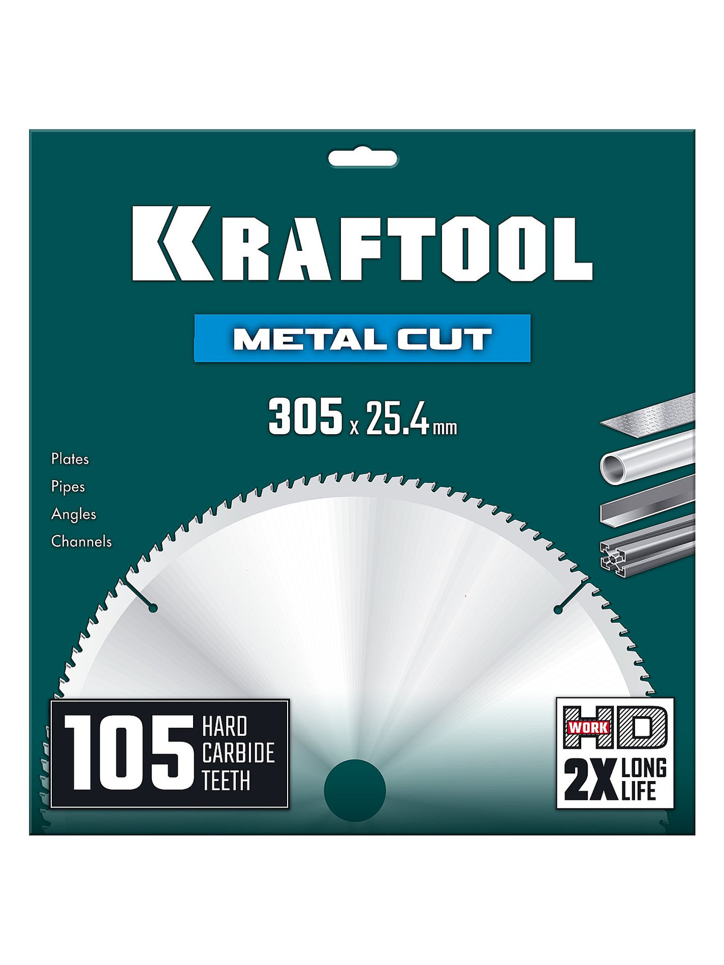 Диск пильный по металлу и стали Metal Cut, 305 х 25.4 мм, 105Т KRAFTOOL 36954-305-25.4-105