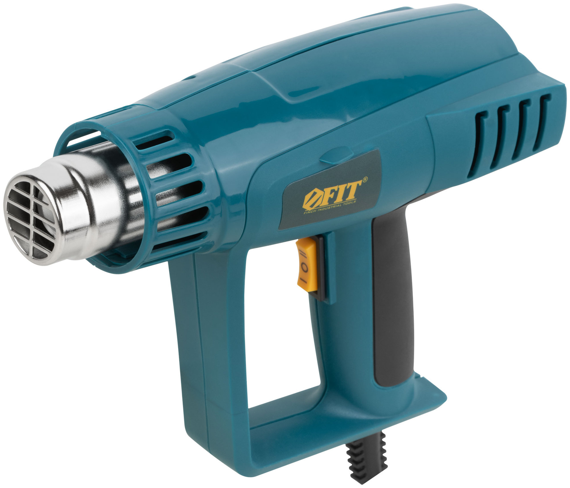 Фен технический 2000 Вт; 250/500 °C; 250/550 л/мин; рез. накл.; кейс (80608)