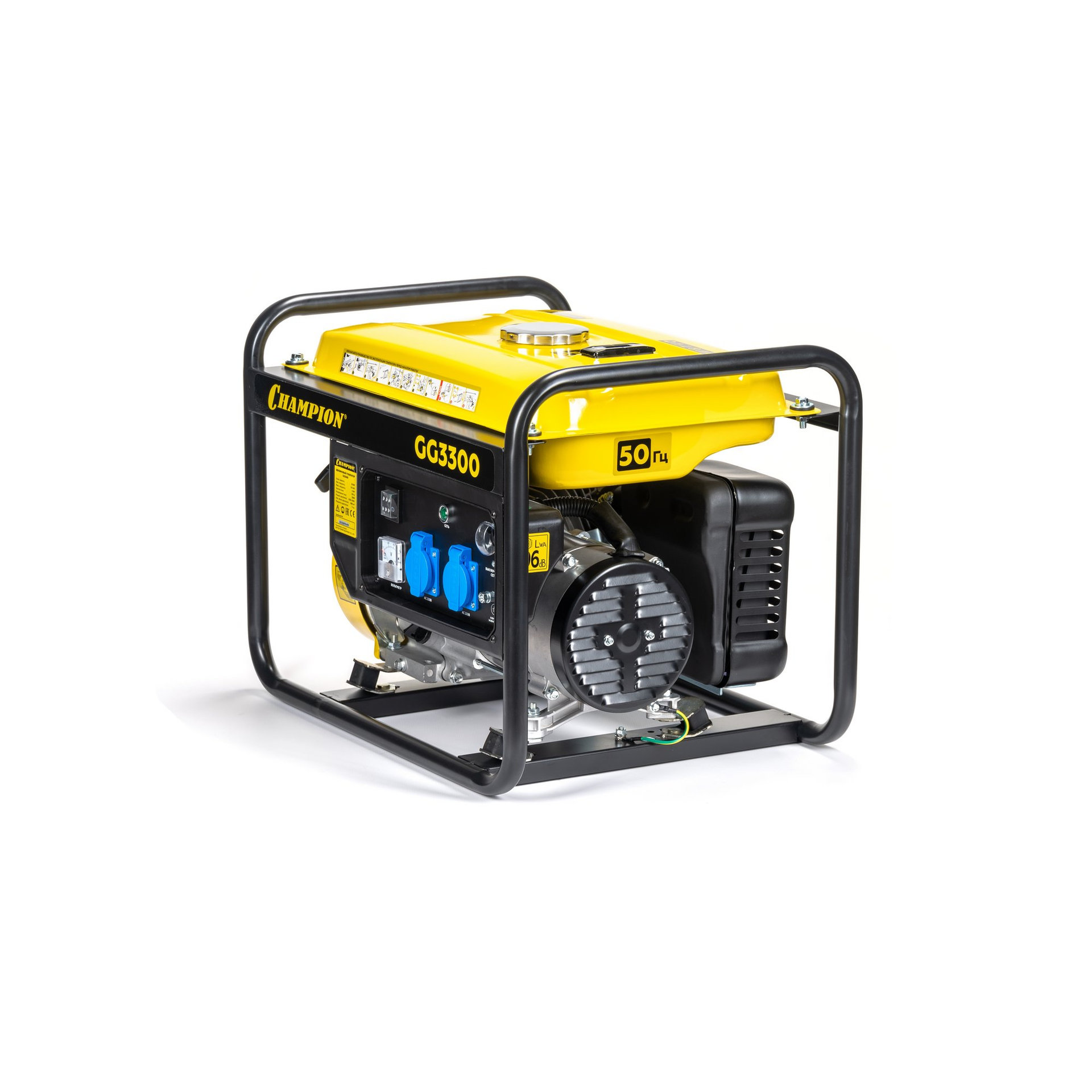 Генератор CHAMPION GG3300 (2,6/3кВт 7лс 15л 41,5кг) (GG3300)