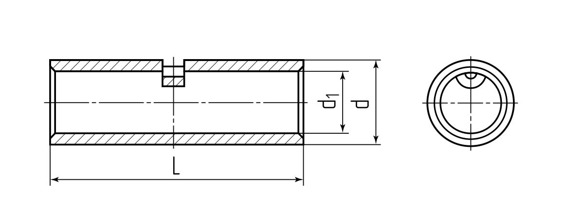 Гильза кабельная ГМЛ(о) 2.5/6 (КВТ) (68413)