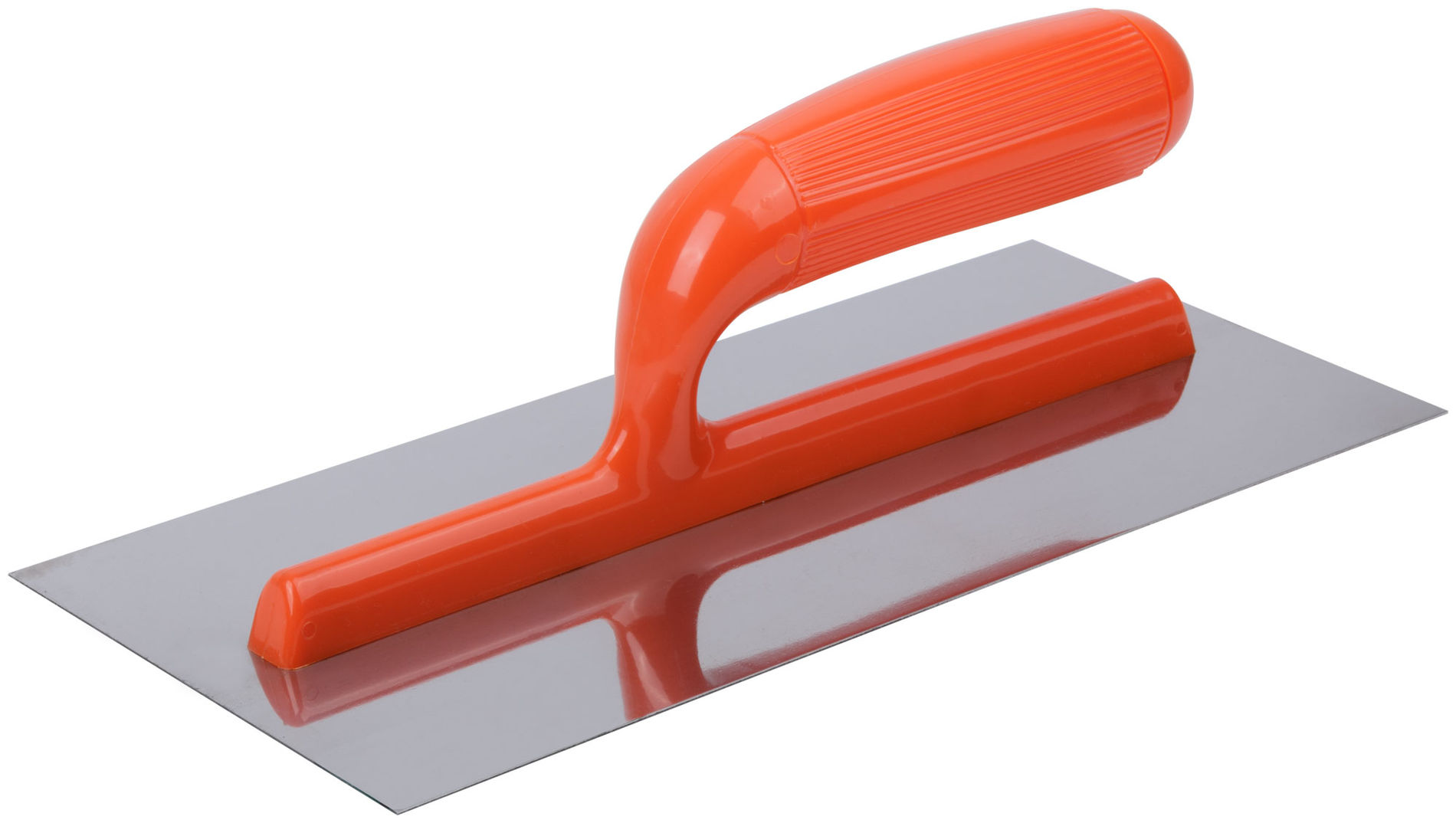 Гладилка нержавеющая с пластик.ручкой плоская 280х130 мм (05160)