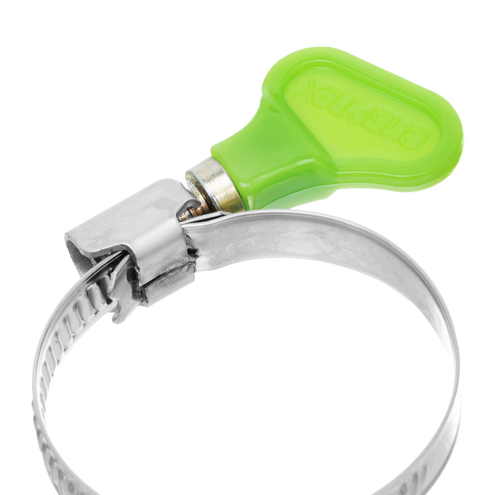 Хомуты металлические элемент крепления с формой ключа 25-40 мм, 50 штук в упаковке Сибртех (47551)