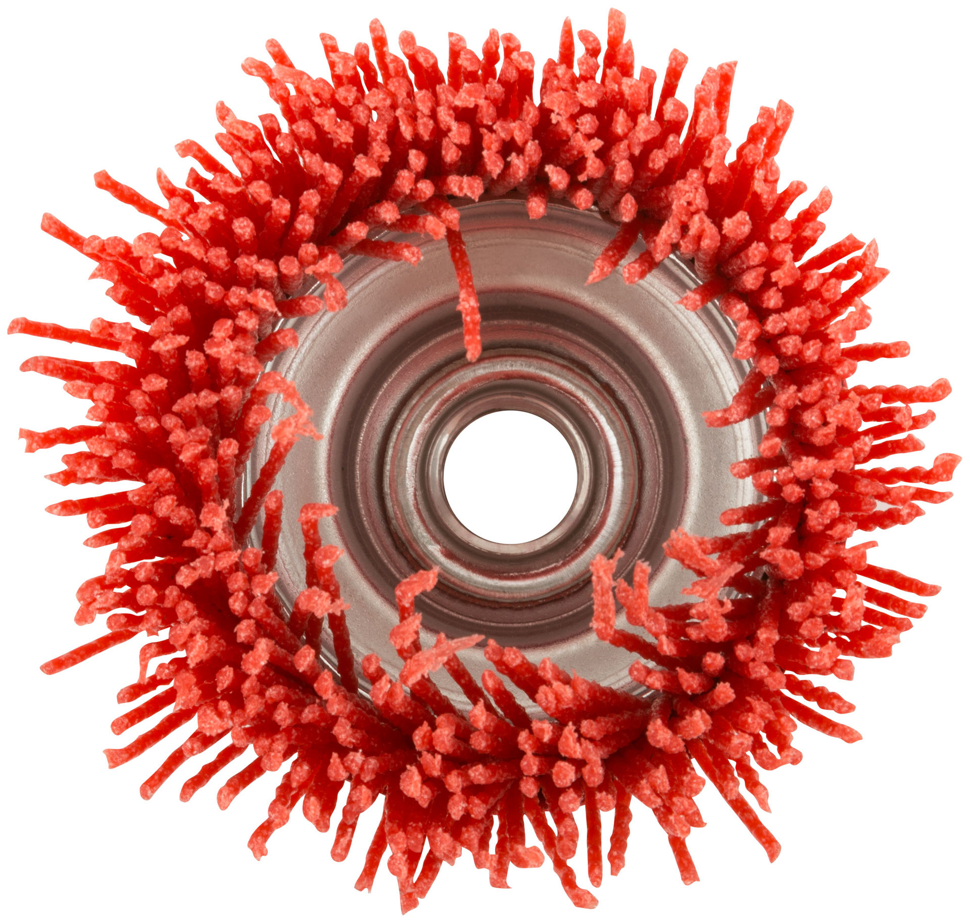 Корщетка-чашка нейлоновая, гайка М14, Профи 75 мм (38797)