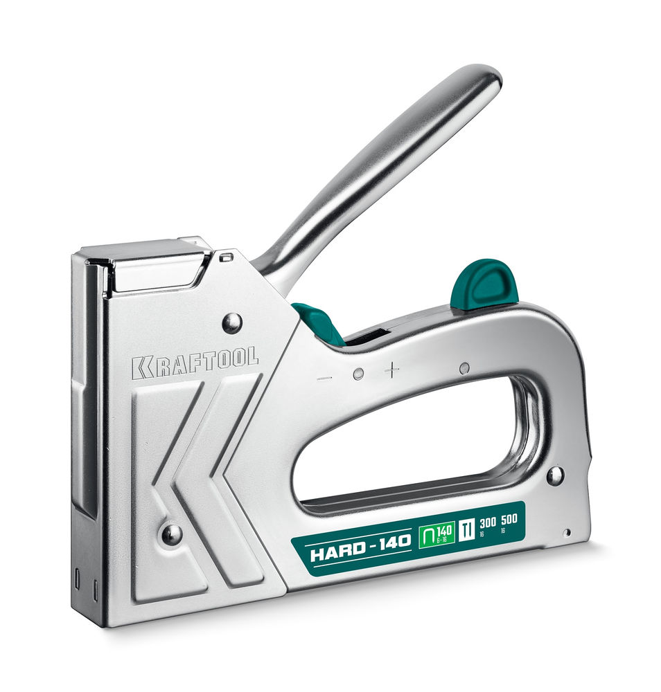 Стальной рессорный степлер EXTREM 140, тип 140 (G/11/57) 20GA (6 - 16 мм)/300/500 KRAFTOOL 3185