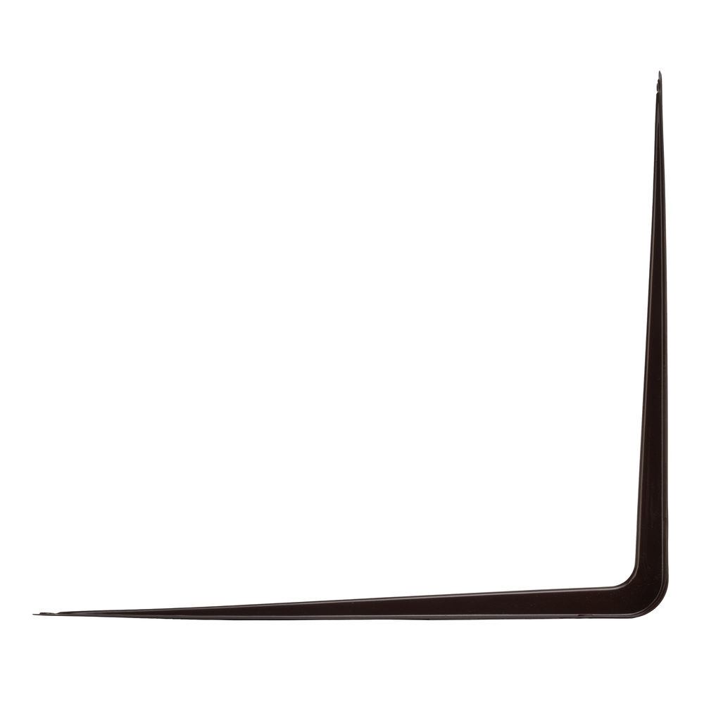 Кронштейн угловой с ребром, 350 х 400 мм, коричневый, / Сибртех (94029)