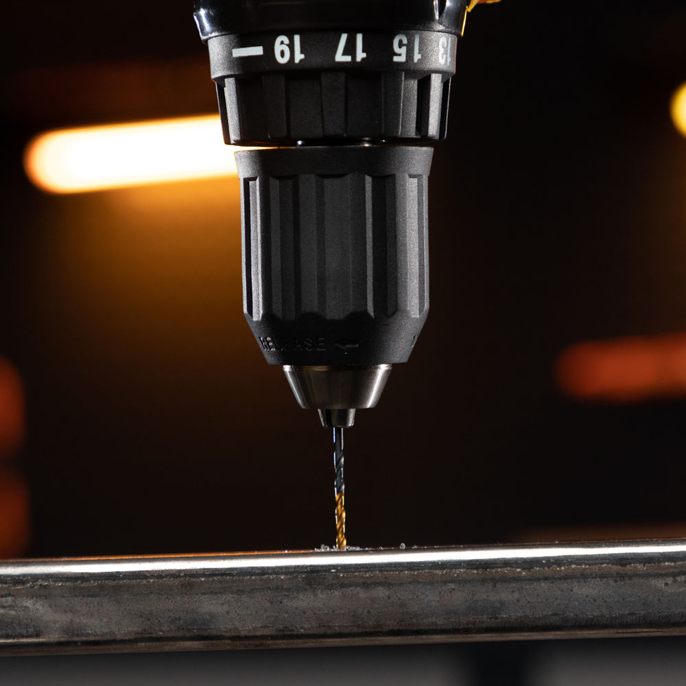 Набор сверл по металлу, 1-13 мм, HSS-Tin, Golden Tip, 25 шт Denzel (72323)