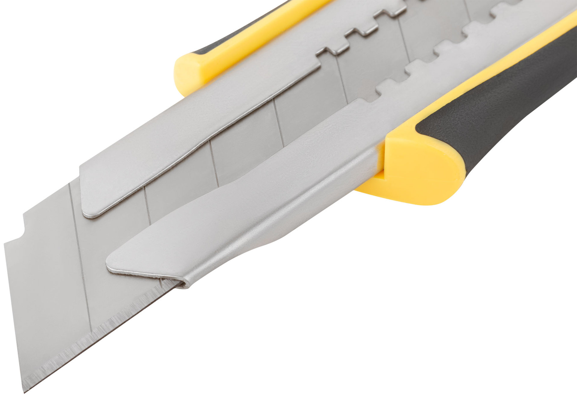 Нож технический 25 мм усиленный прорезиненный, дополнит. прижим (10329)