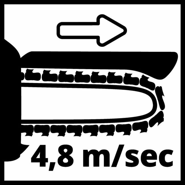 Пила цепная аккумуляторная Einhell PXC GE-PS 18/15 Li BL, 18В,шина 150мм,4.8м/с,без АКК и ЗУ (4600040)