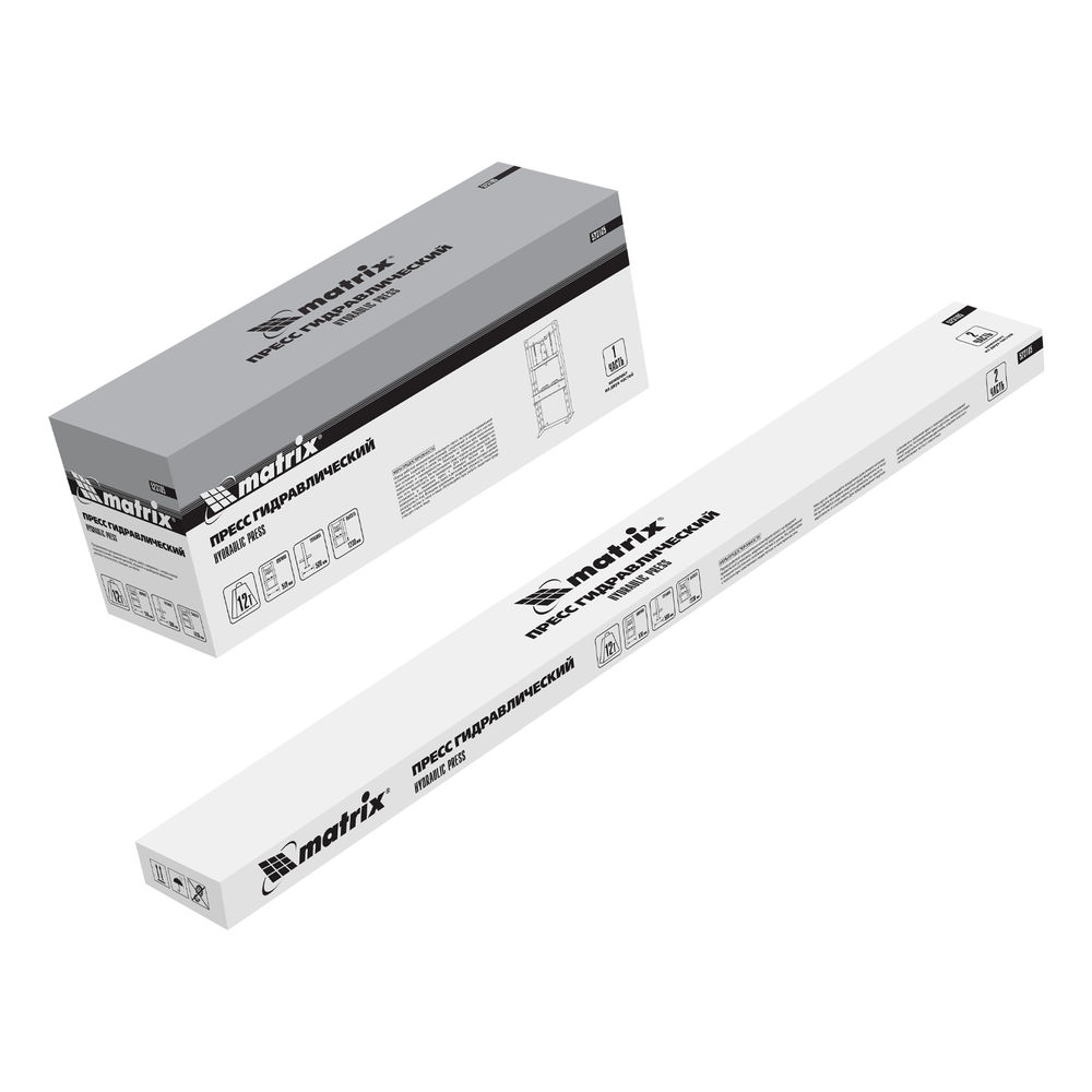 Пресс гидравлический, 12 т, 1360 х 500 х 510 мм. (комплект из 2 частей) Matrix (523105)