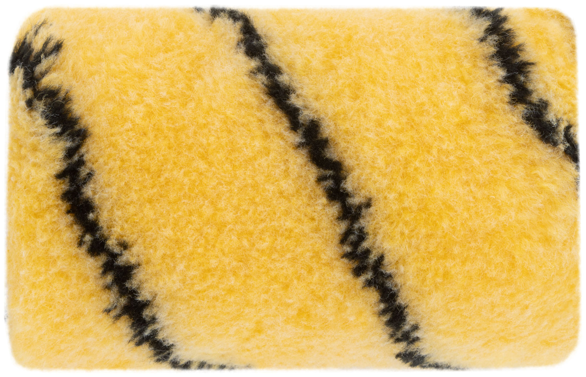 Ролик полиакриловый, бежевый с черной полоской, диам. 40/61 мм; ворс 10,4 мм, 100 мм (01856)