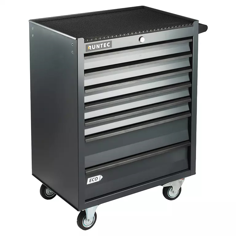 Тележка инструментальная 7 полочная ECO серая RUNTEC RTEC-7G