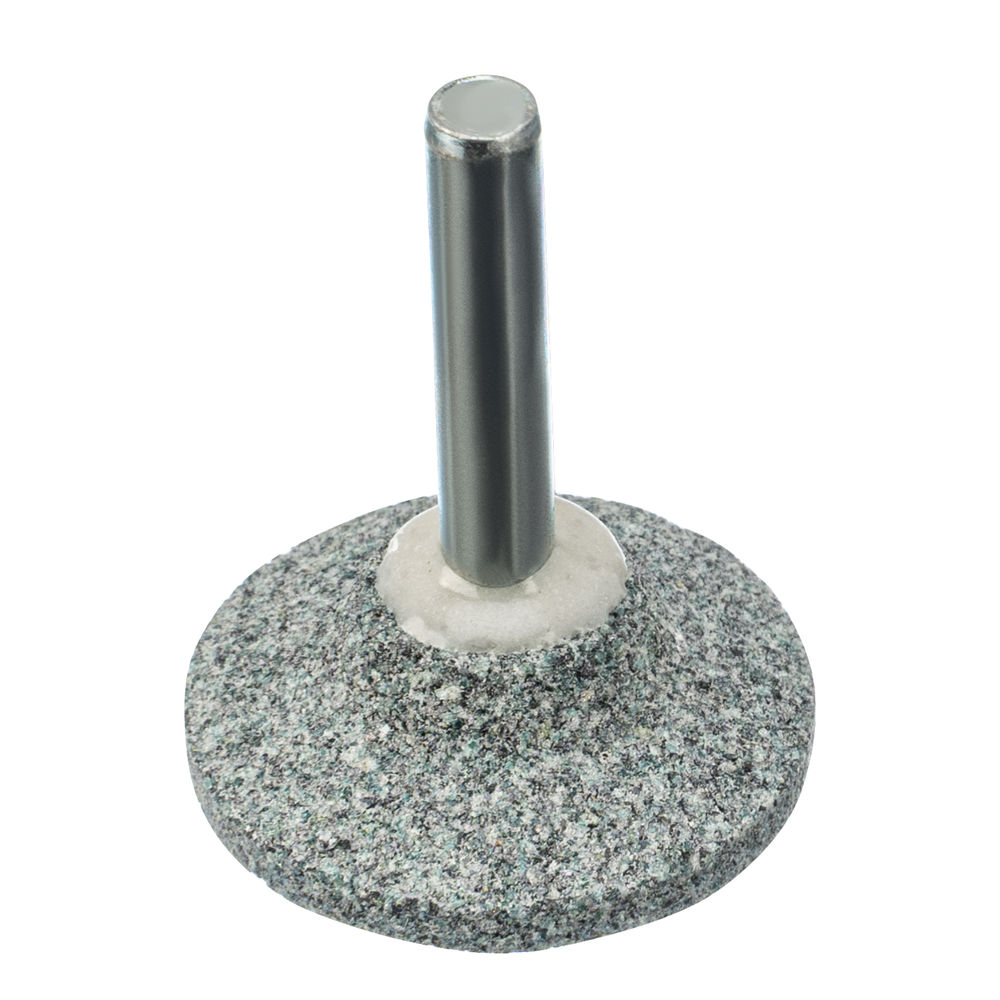 Шарошка абразивная, диск, 32 x 12 мм, для дрели, хвостовик d6 мм, 63С Denzel (76024)