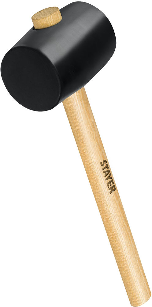 Киянка резиновая чёрная 340 г STAYER 20505-55