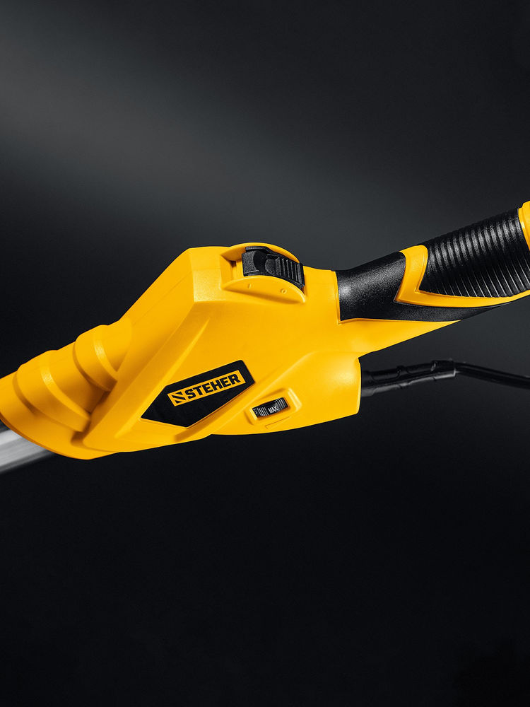 Машина шлифовальная для стен (жираф) d225 мм, 800 Вт, удлиненная рукоятка, подсветка STEHER DWL-800