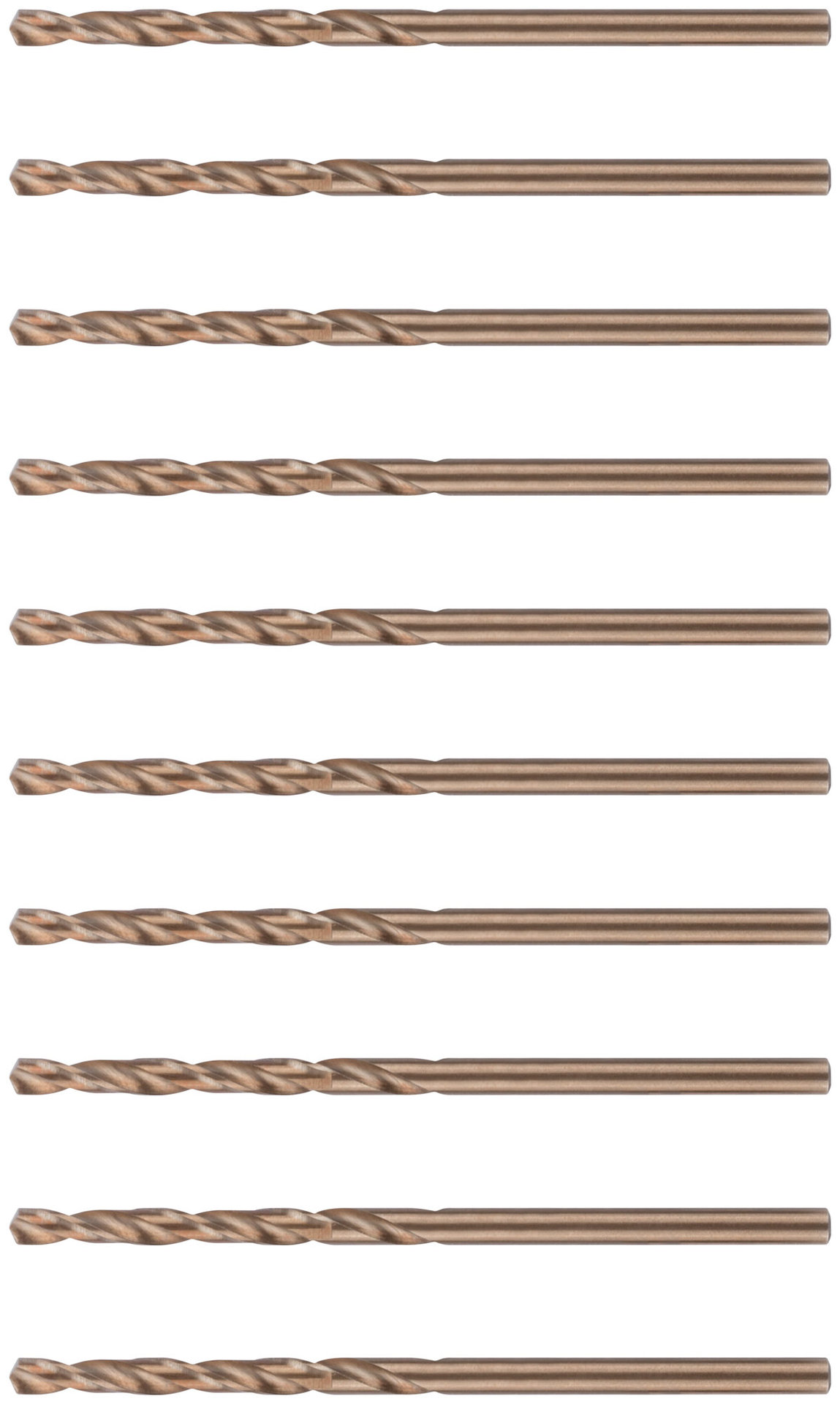 Сверло по металлу Cutop Profi с кобальтом 5%, 2,8 x 61 мм (10 шт) (48-28-10)