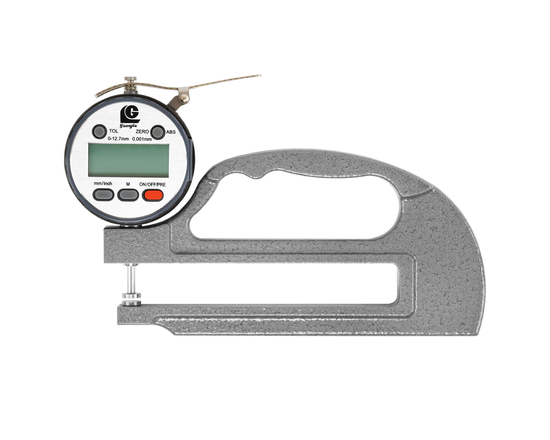 Толщиномер цифровой 0-10 0,001 L=120мм 316-161А Guanglu