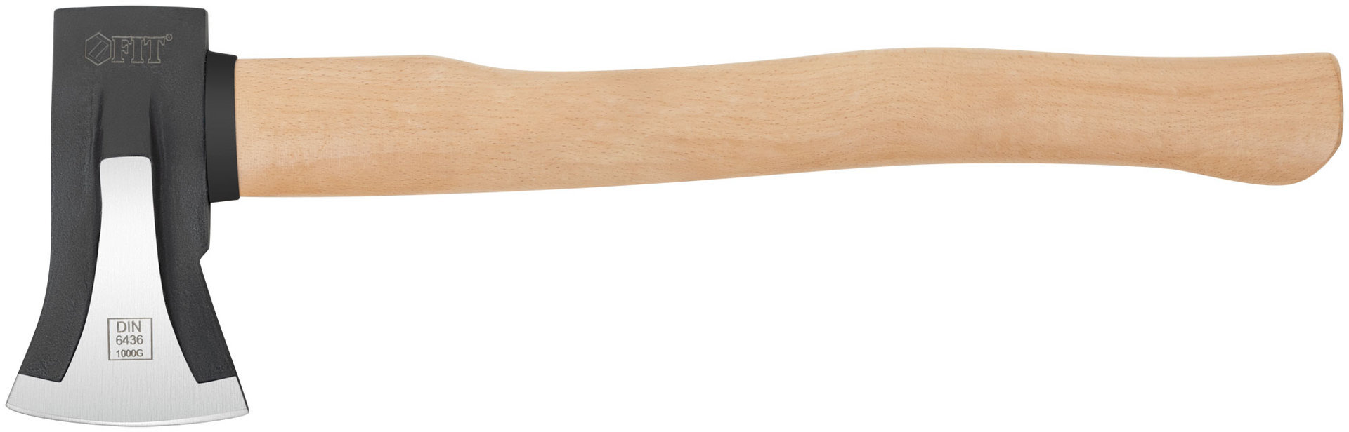 Топор-колун ушастый кованый, деревянная ручка 1000 гр.