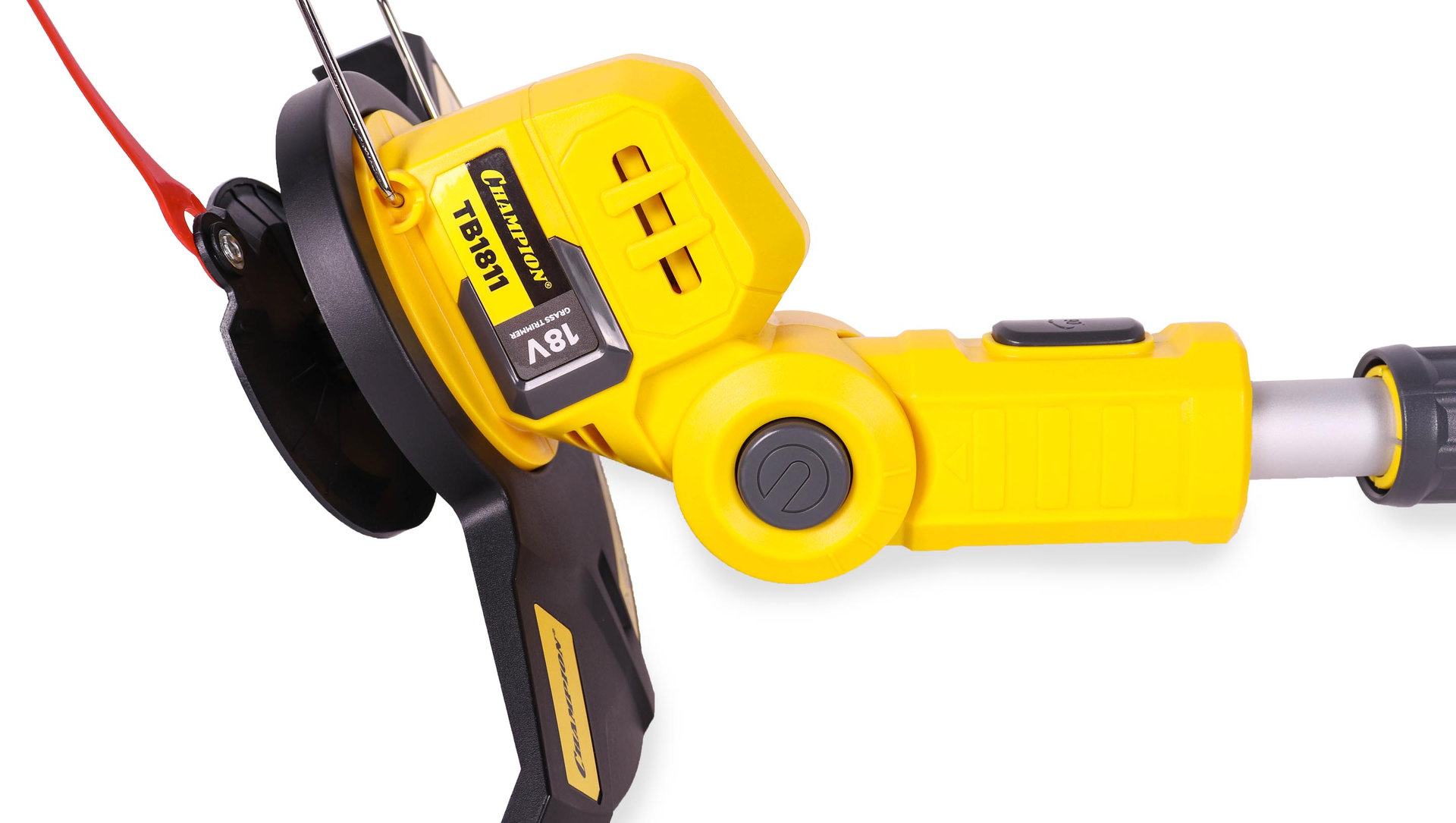 Триммер аккумуляторный CHAMPION TB1811 (18В4Ач Li-ion1,8кг100мин250мм1,8мм9000об/мин безАКБиЗУ) (TB1811)