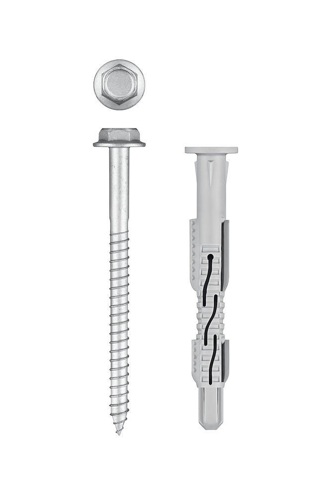 Дюбель фасадный ФД-Ц 10 x 100 мм, нейлон/цинк, 50 шт ЗУБР 301455-100