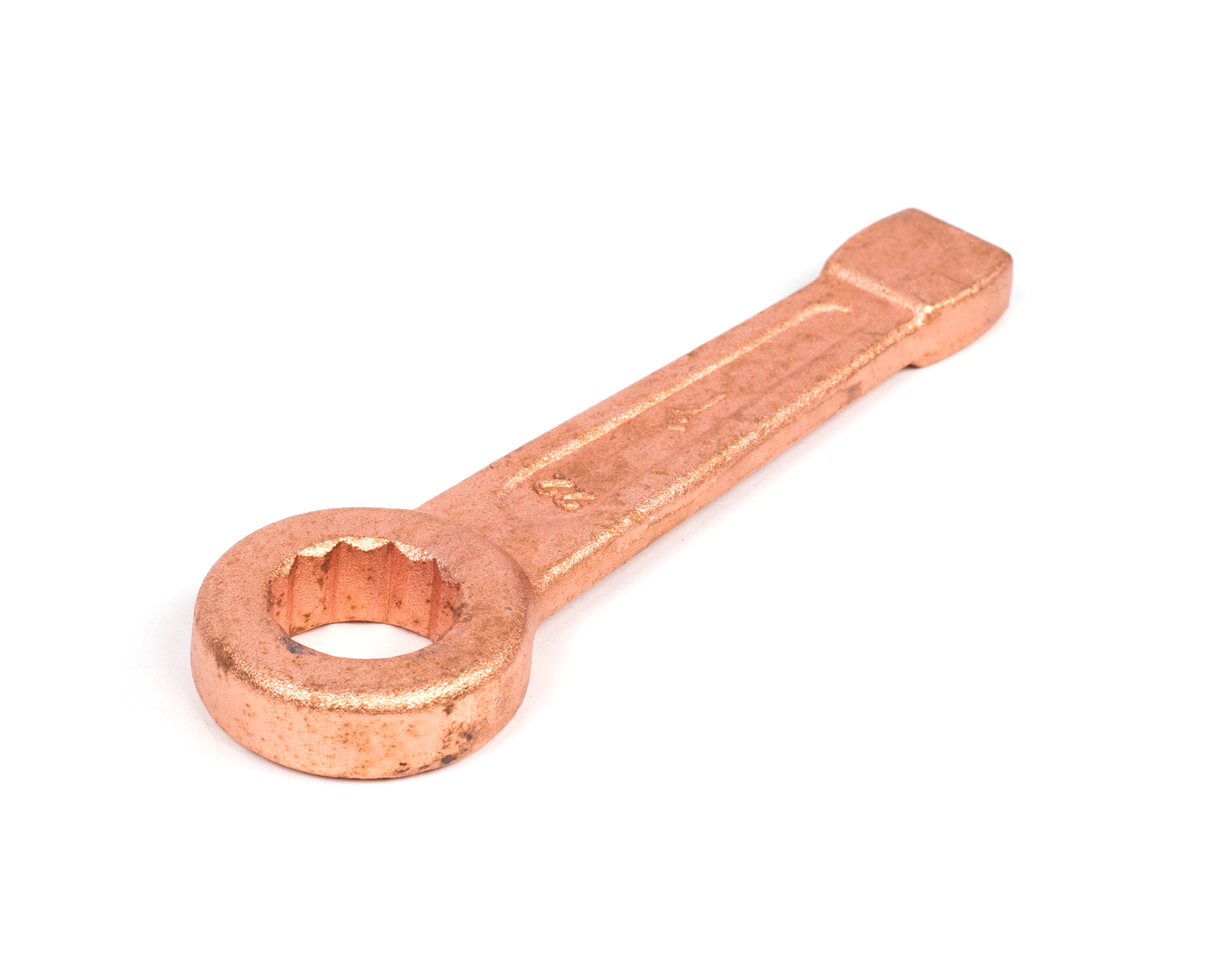 Ключ накидной односторонний ударный 22 мм омеднение