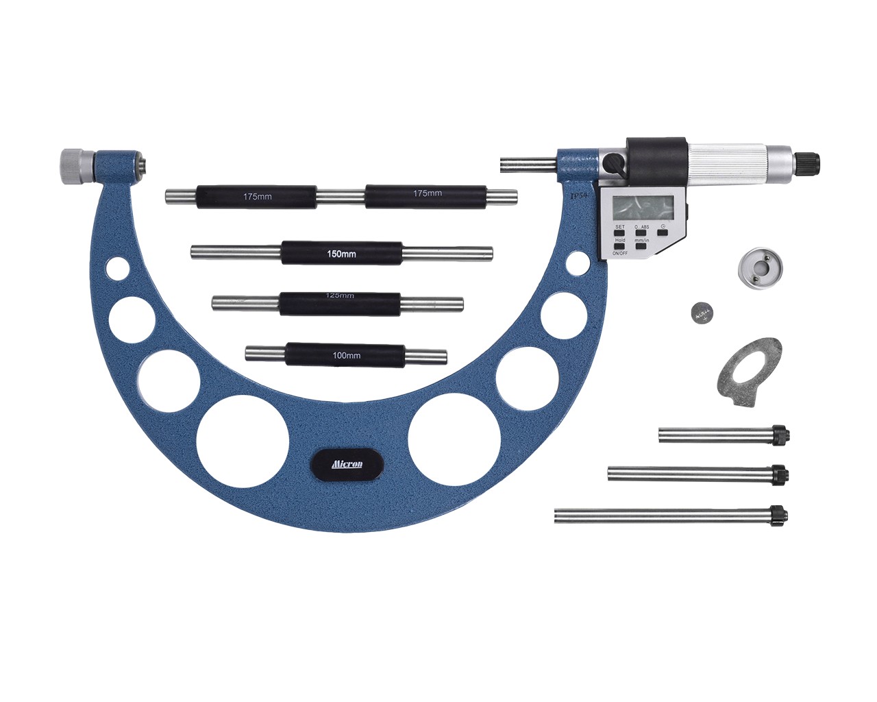 Микрометр МКЦС- 200 0,001 электронный 5-кн. с калибровкой Микрон