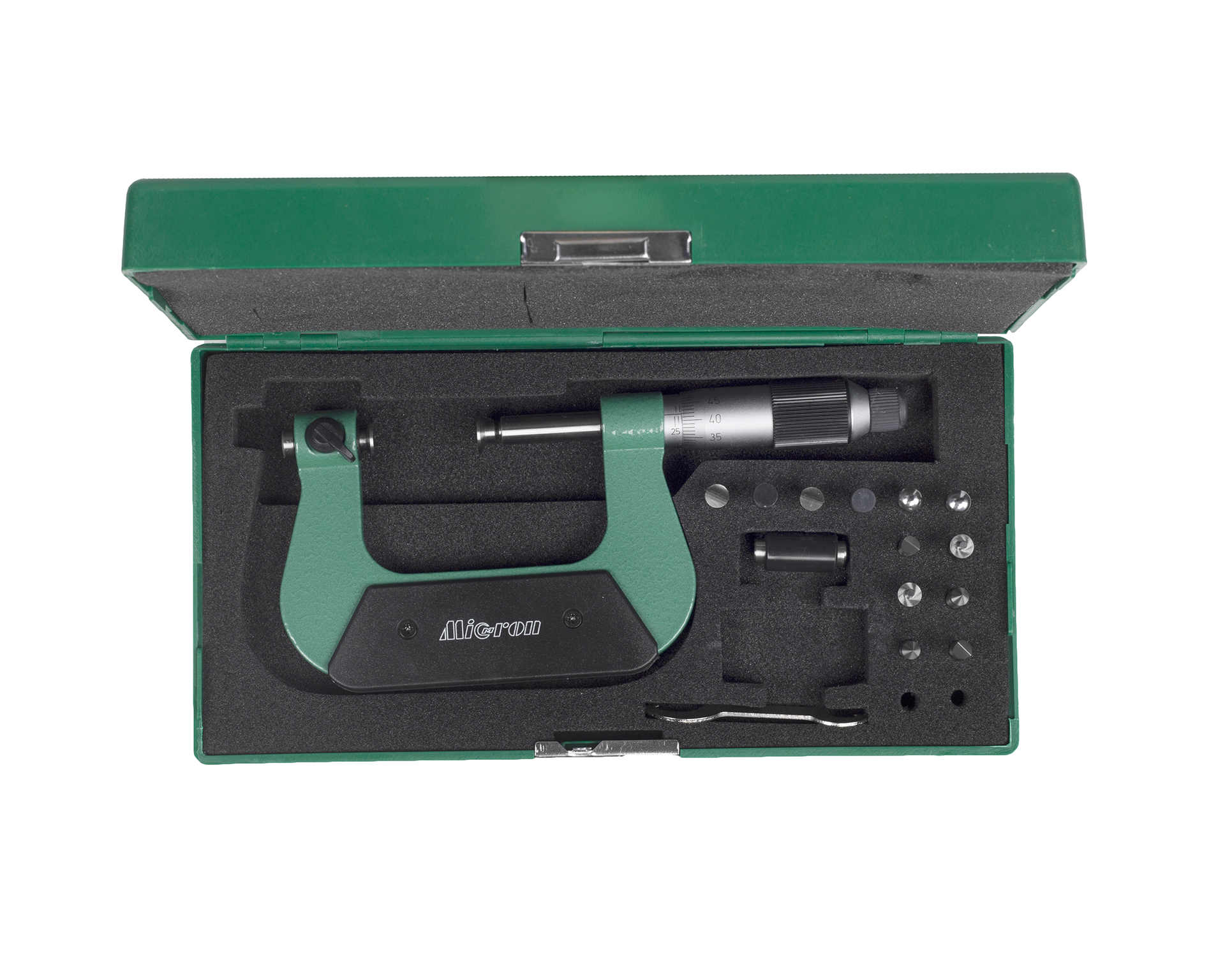 Микрометр универсальный МВУ- 50 0,01 с калибровкой Микрон