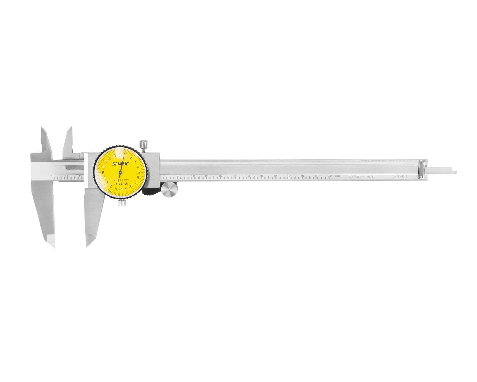 Штангенциркуль ШЦК-1-200 0,01 с круговой шкалой губки 50мм SHAHE