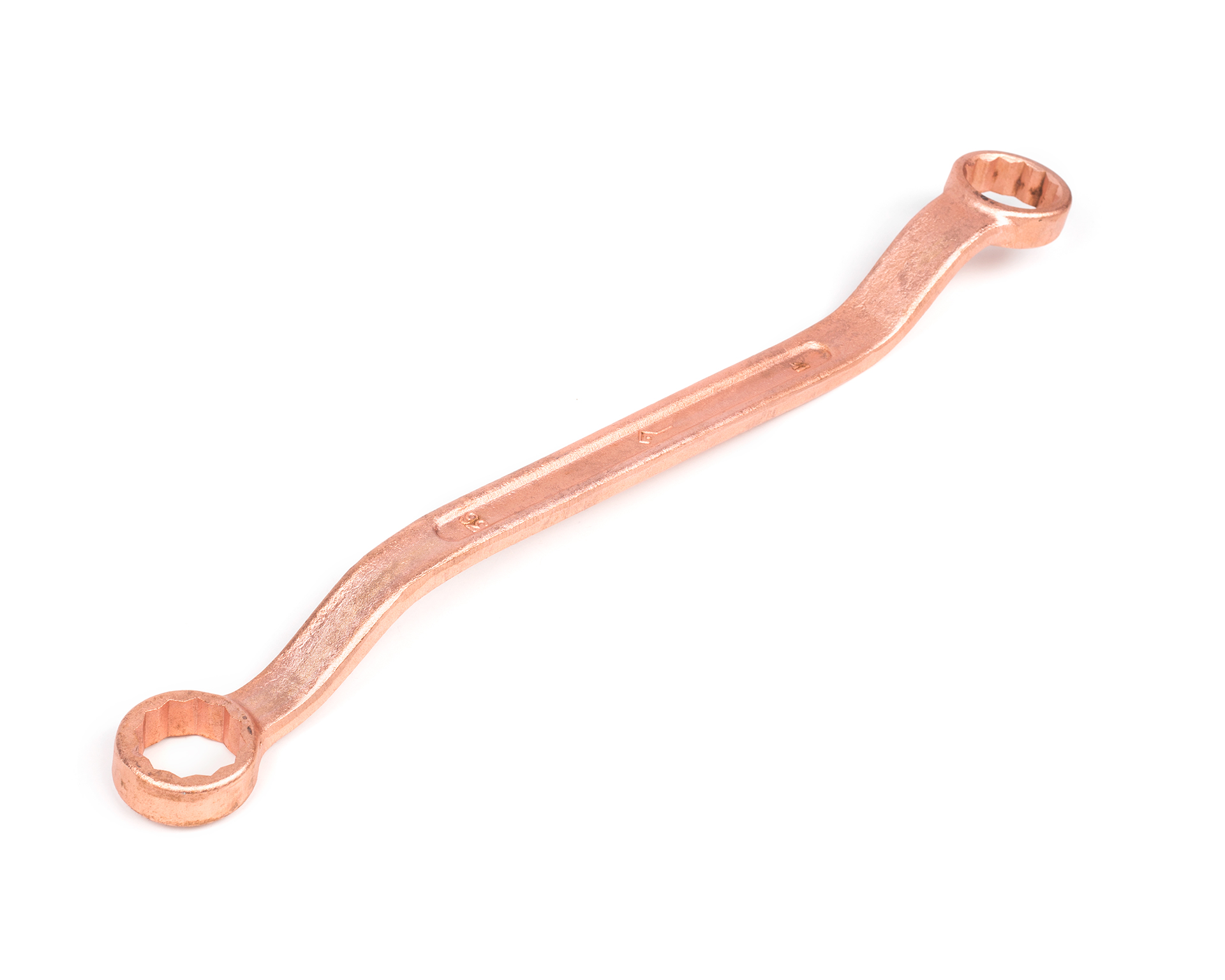 Ключ накидной двусторонний 36х41 мм омеднение