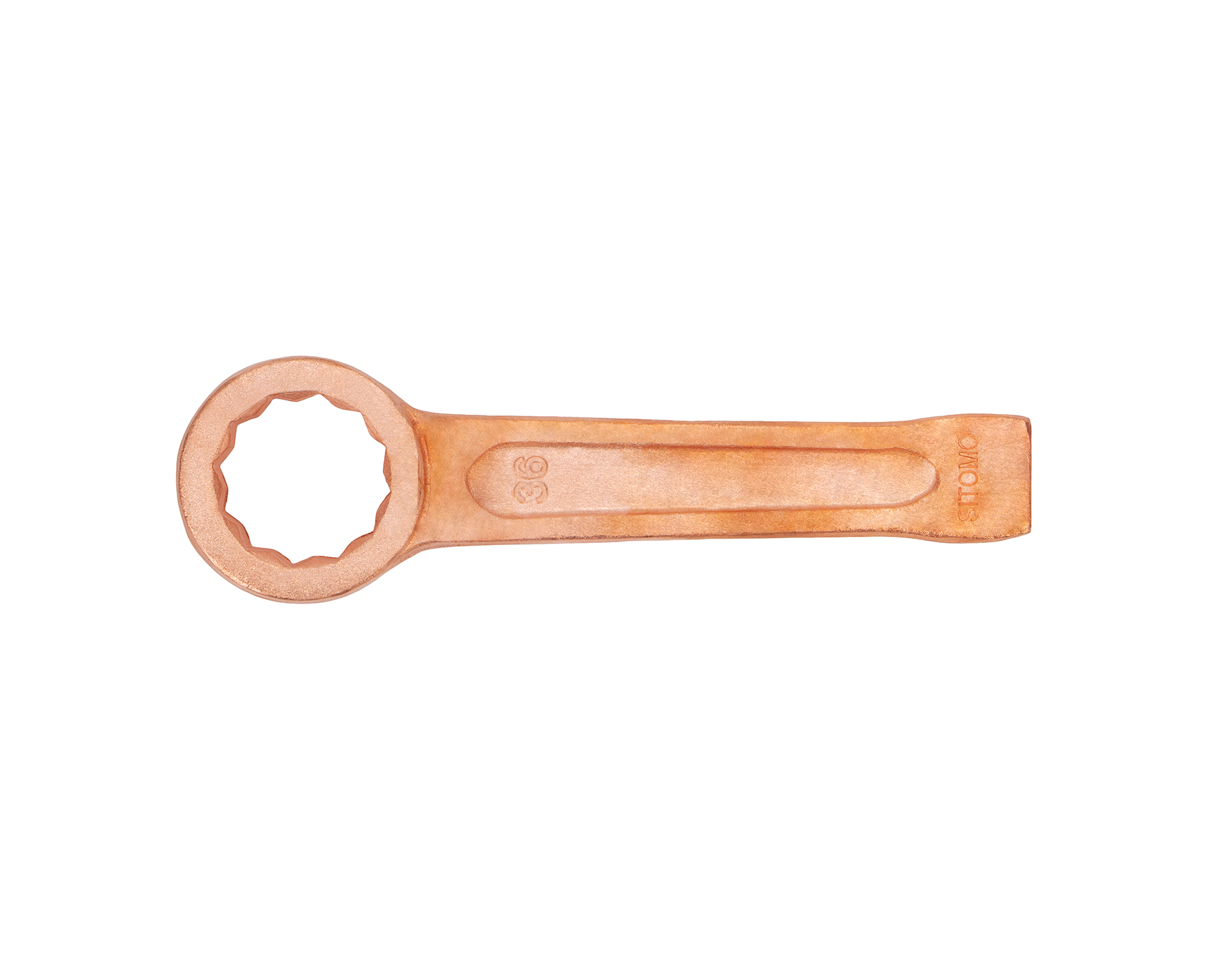 Ключ накидной односторонний ударный 36 мм омеднение SITOMO