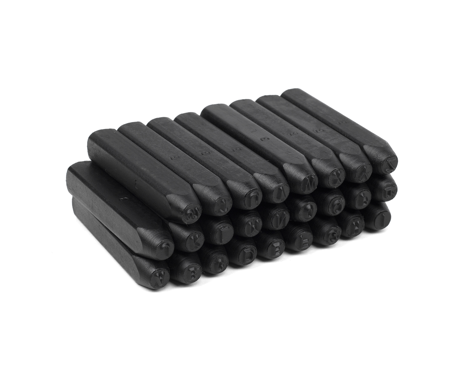 Клейма ударные буквенные № 4 латиница твердосплавные набор 26 предметов БЗТС