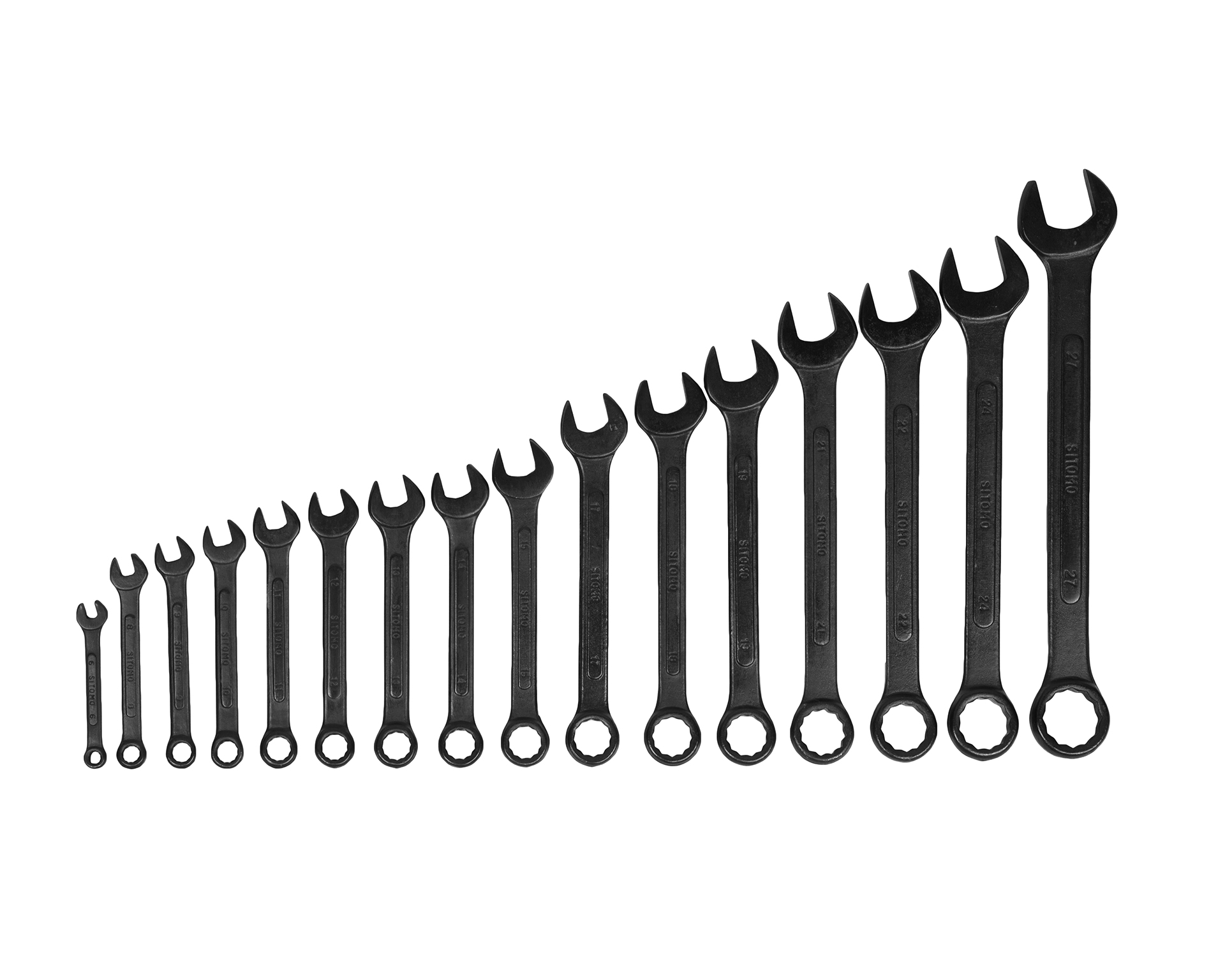 Набор ключей гаечных комбинированных 16шт. (6-27) брезентовая сумка SITOMO