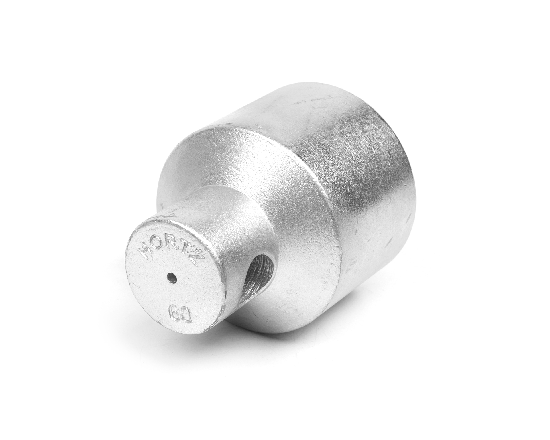 Головка торцевая высокая 60 мм (под вороток) хром HORTZ