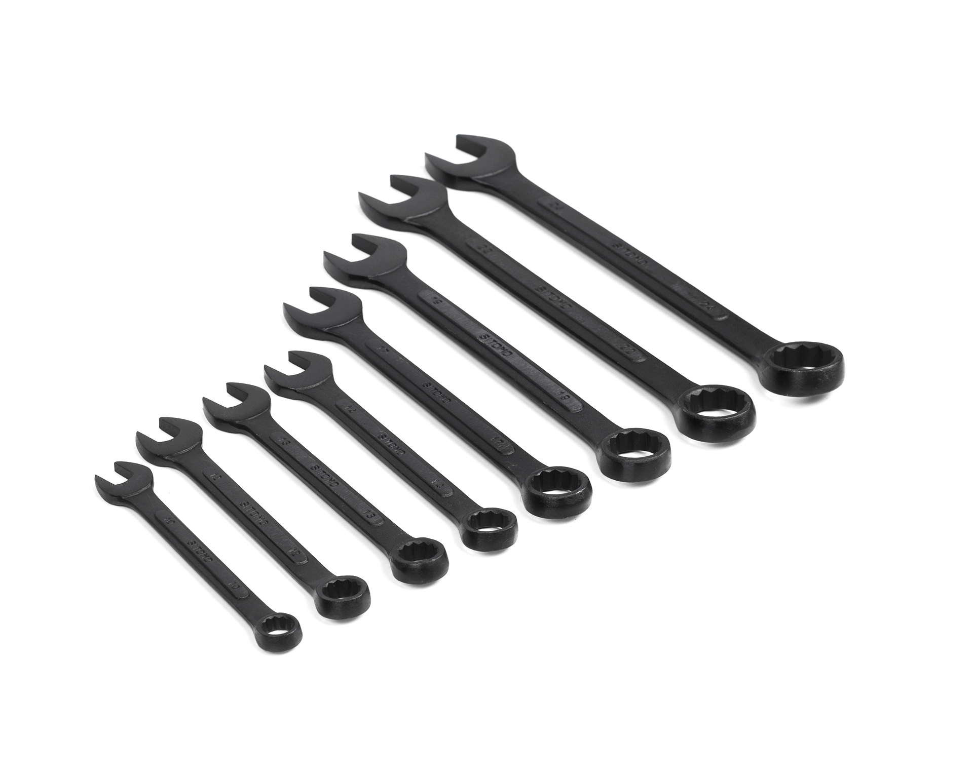 Набор ключей гаечных комбинированных 8 шт. (10-24) в клипсе SITOMO