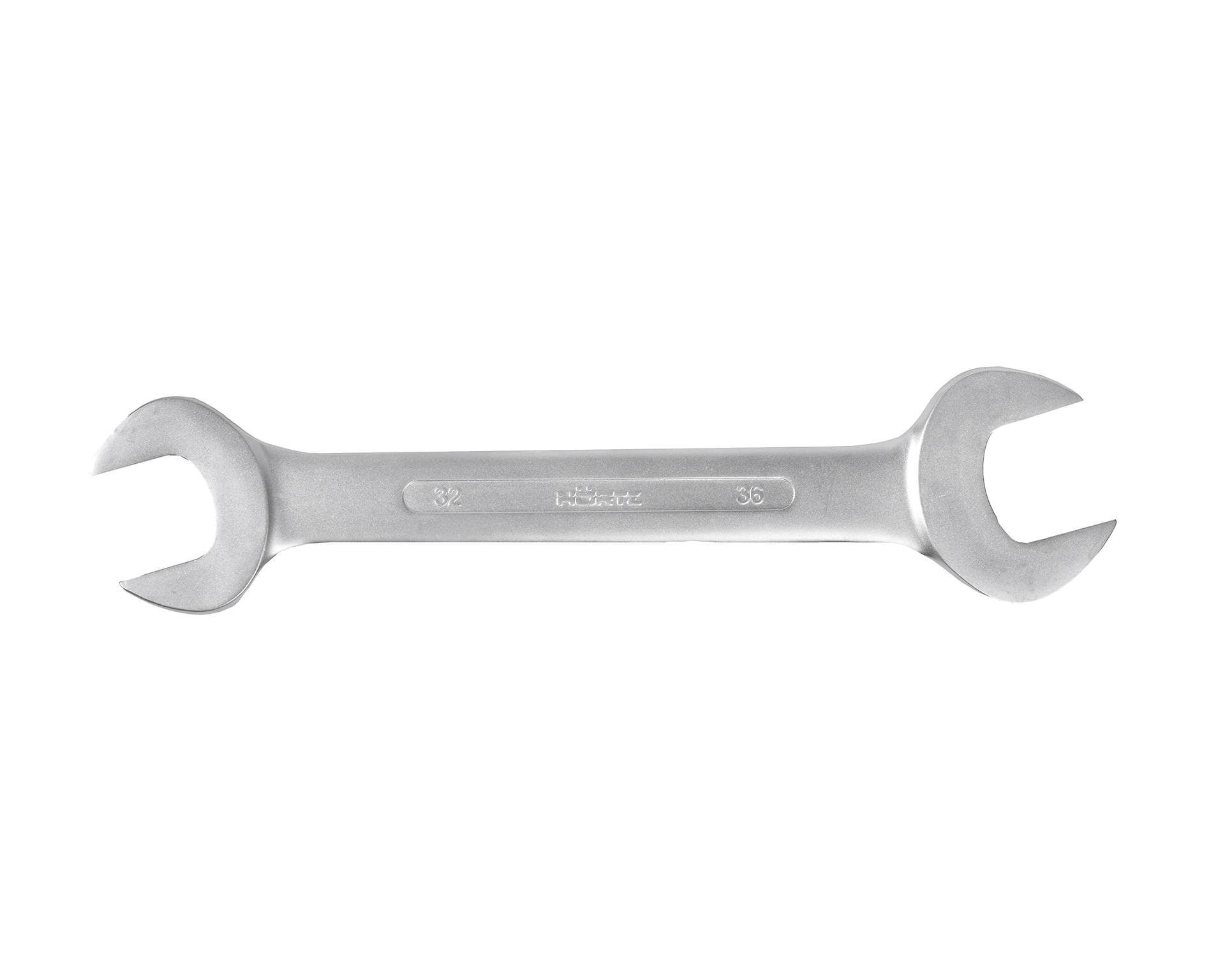 Ключ гаечный рожковый двусторонний 32х36 мм хромирование HORTZ (7811-0043)