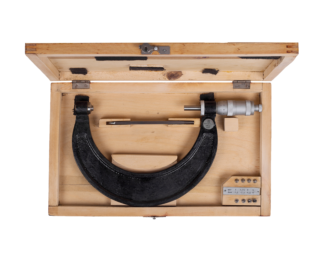 Микрометр резьбовой МВМ-150 0,01 с поверкой КировИнструмент