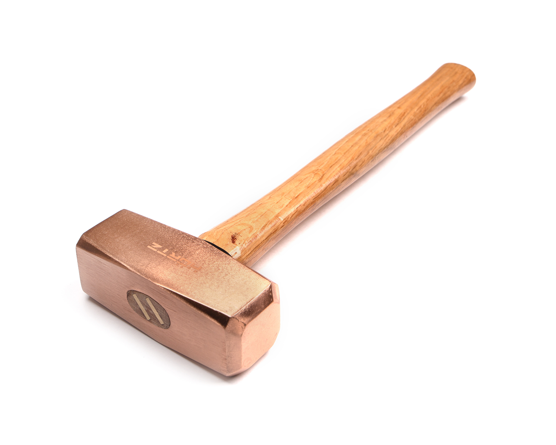 Кувалда 2,7 кг медная с деревянной ручкой HORTZ