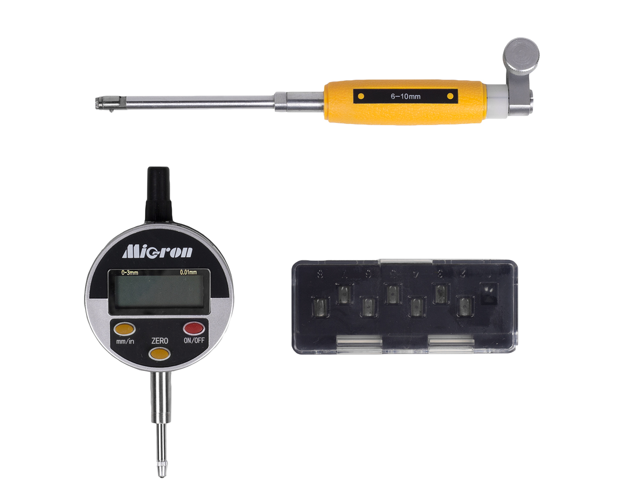 Нутромер индикаторный электронный НИЦ 6-10 0.01 с калибровкой Микрон