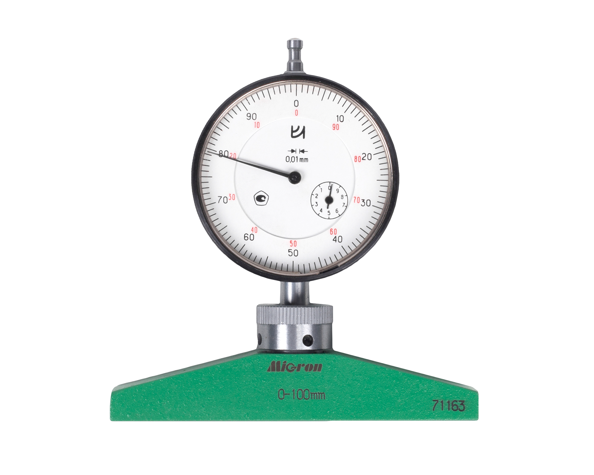 Глубиномер индикаторный ГИ-100 мм 0.01 с поверкой Микрон PRO