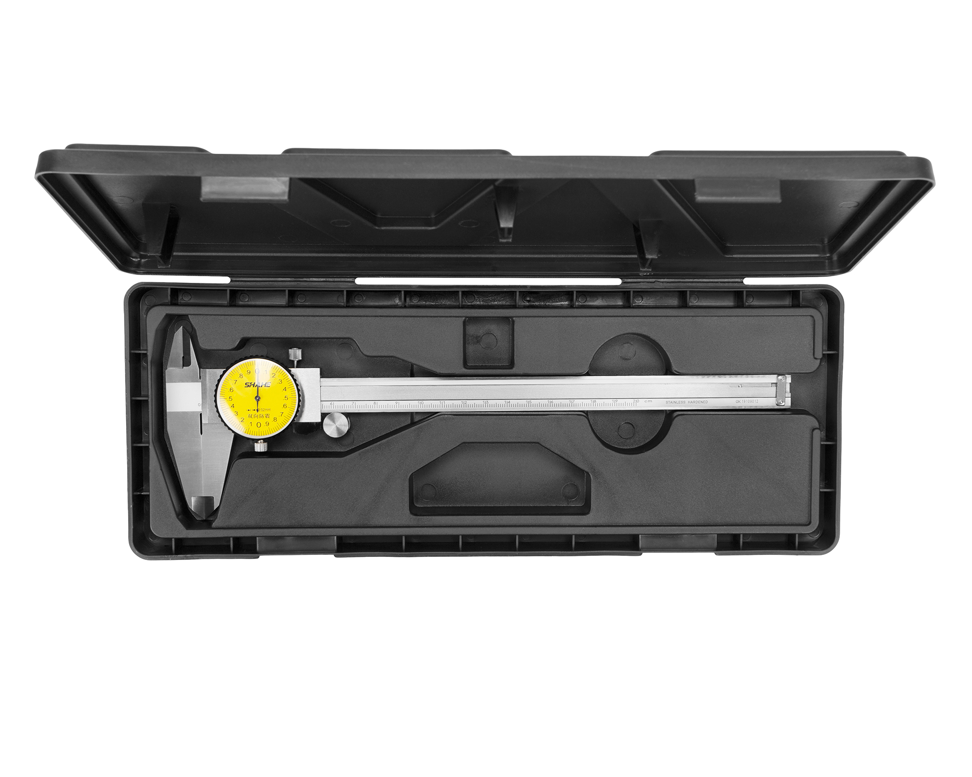 Штангенциркуль ШЦК-1-200 0,01 с круговой шкалой губки 50мм SHAHE
